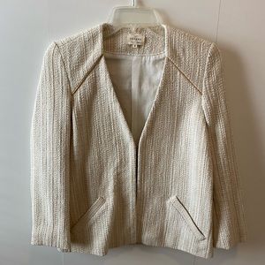 Sezane Boucle Tweed Jacket Size Small